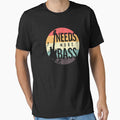 Needs More Bass Vintage Retro Bass Guitar by Darren Hendricks