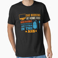 Home Office Sarcastic Fathers Day Officer Work by Leon-Alexander