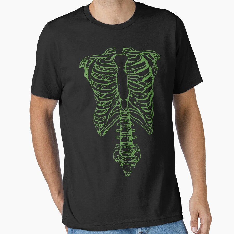 Nigel's Green Skeleton [Worn Look] by risible