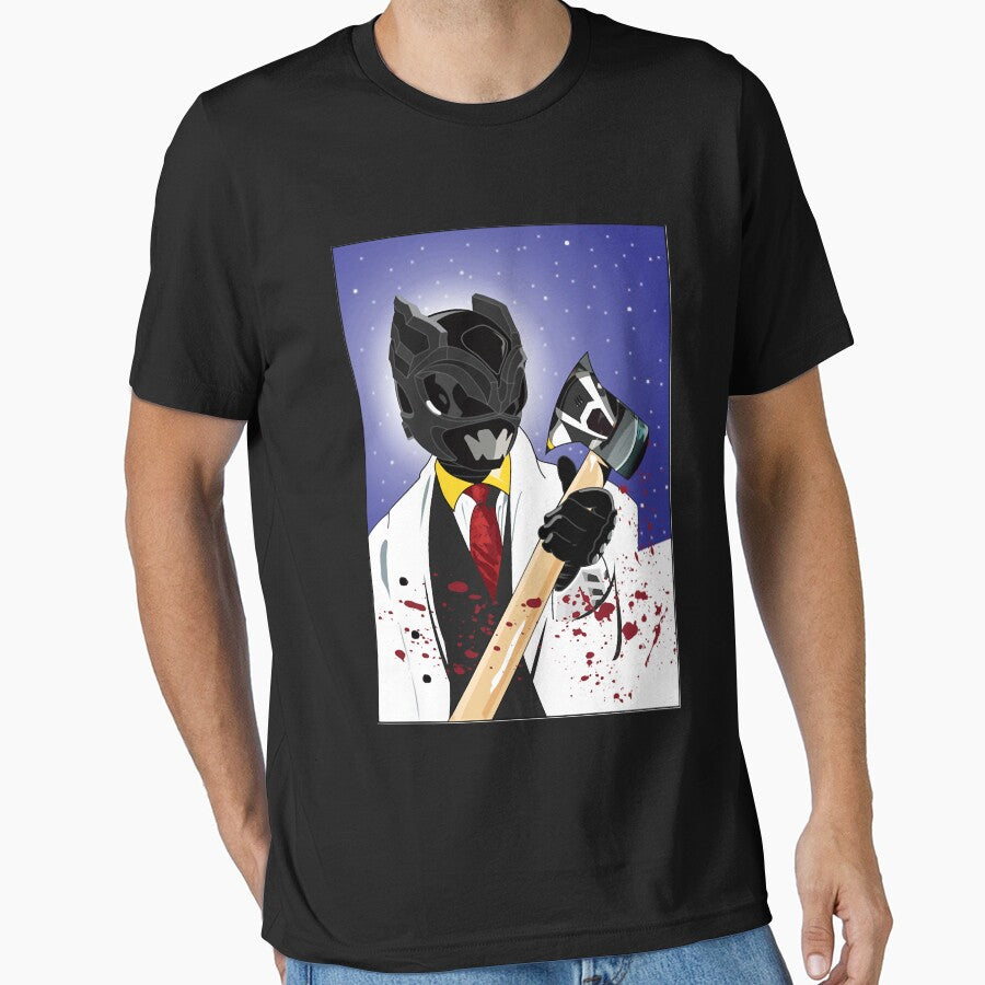 American Psycho Ranger Black Classic Essential by Yilenarajon
