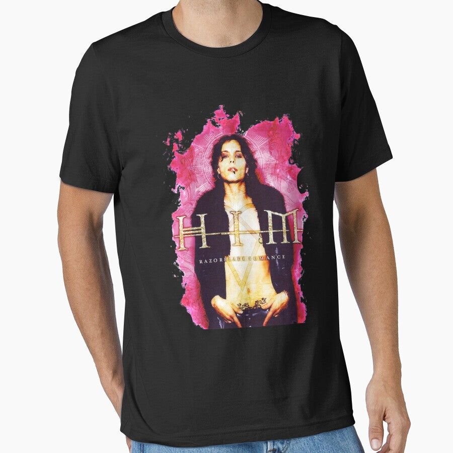 Him band tee razorblade romance cover heartagram him logo by BrianLevno6