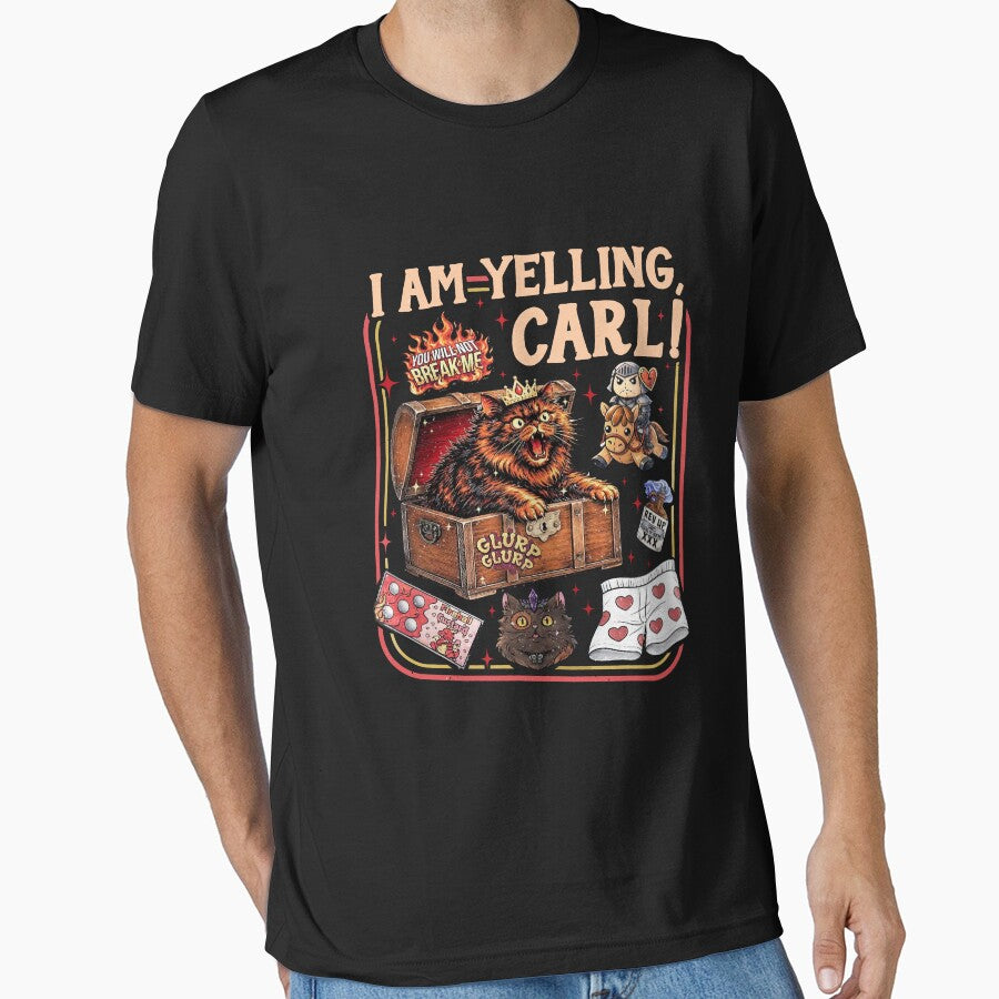 I Am Yelling Carl Funny Donut Cat Dungeon Crawler Carl by RDGNR