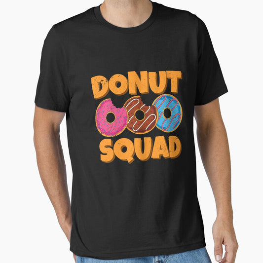 Donut Squad Funny Doughnuts Snack Food Sweets Donuts by Earthshaker-art