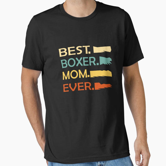 best Boxer mom ever Shirt/ Boxer Mom gift/ Dog mom gifts/ Dog Lover Shirt/ Boxer Lover gift/ Boxer Gift/ Dog Shirt/ Funny Dog Shirt/ Boxer Owner gift by SimoSaladain