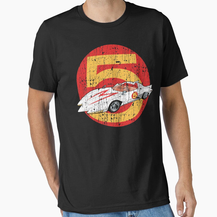 Mach 5 Distressed Vitage by romboshirt