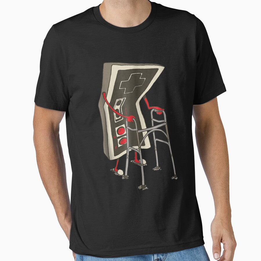 Old Gamer Tshirt Retro Video Game, Old Gamer by CONNORMADIZO