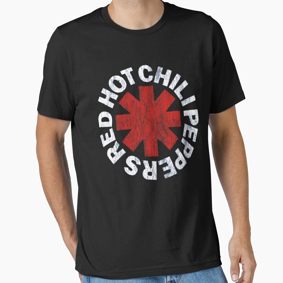 Black Hot Peppers Rock Band Graphic New by DominiqueByous