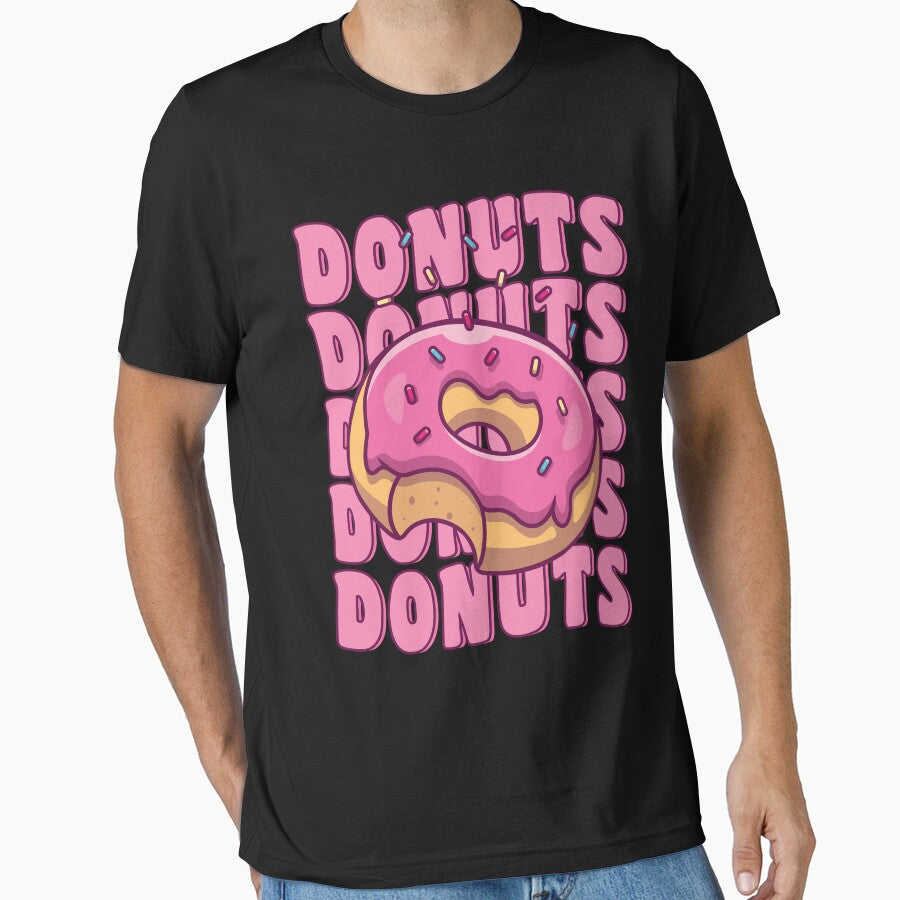Groovy Pink Donut Squad Sprinkles Donut Lover Matching Donut by MintedFresh