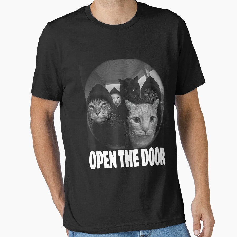 Open The Door Meme Funny Cats Gang Cat Lovers by RDGNR