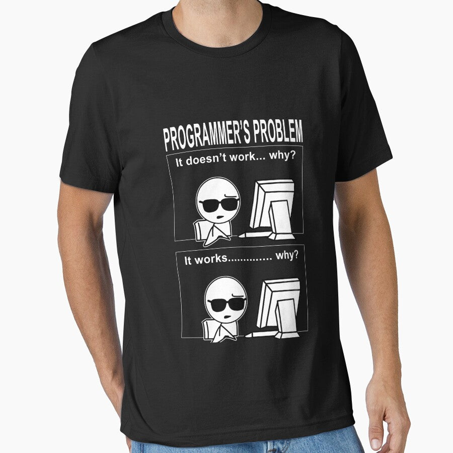 Programmers problem computer nerd html gift by redshirtz