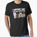 I Support LGBT Lean Guns Bands Thots. Funny Acronym Parody Joke Offensive Humor by SillyMerchant