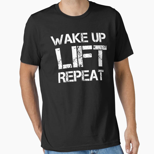 Wake Up, Lift, Repeat : Gym Quote by EnzoVectorism