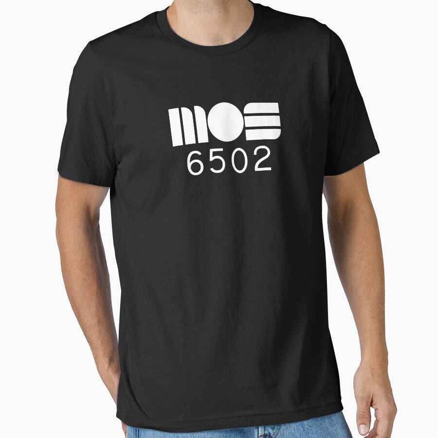 MOS 6502 8-bit CPU White logo by limpfish