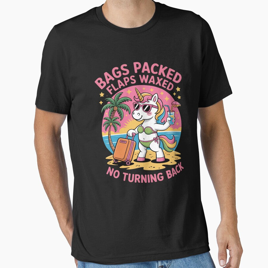 Bags Packed Flaps Waxed Funny Travel Funny Girls Trip by BiellaSar