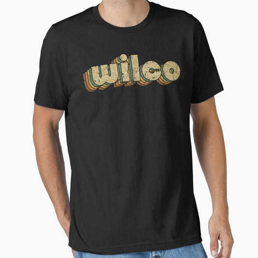 Wilco  Vintage Rainbow Typography Style  70S by rizhovnessen