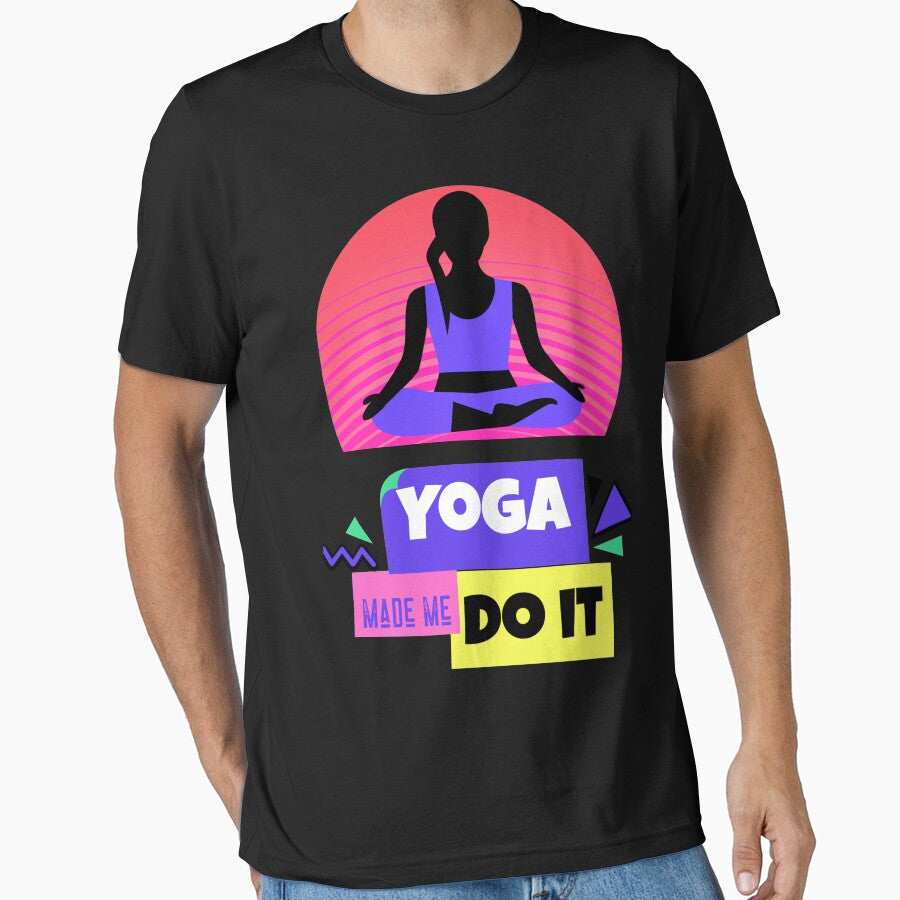 Yoga Made Me Do It Yoga Meditation Motivation by ChaseCoClothing