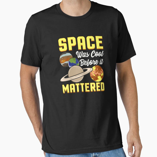 Cute & Funny Space Was Cool Before It Mattered Pun by perfectpresents
