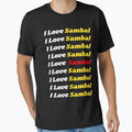 'I Love Sambal' Indonesian Traditional Food - Delicious Text Based Design by Ridiculam Toga