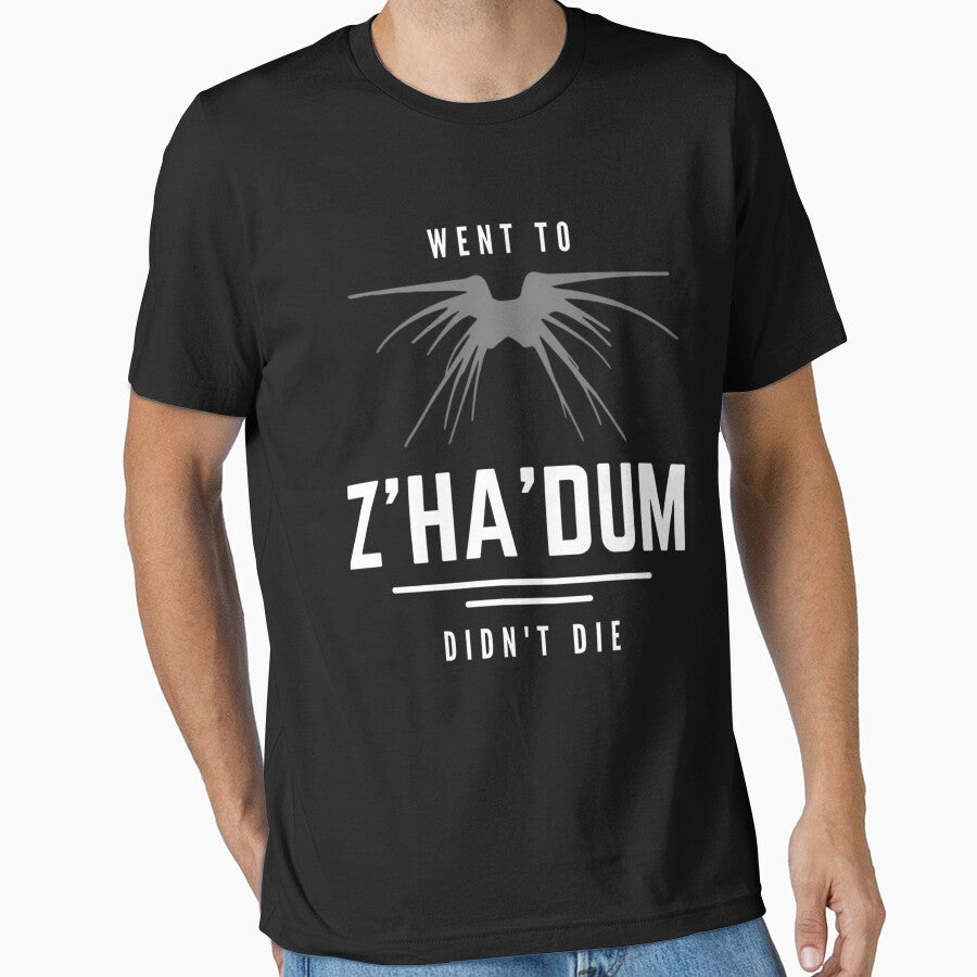 Went To Z'Ha'Dum - Didn'T Die - Shadow Ship - Black - Sci-Fi by HINEKAHL