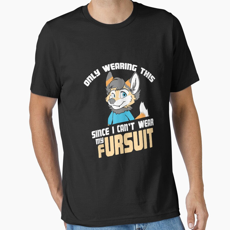 Only Wearing This Since I Can't Wear My Fursuit - Cute OwO T-Shirt by Lukifo-Tender