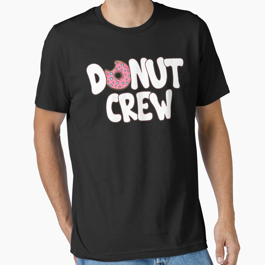 Donut Crew Doughnut Themed T-Shirt by Merchall  store