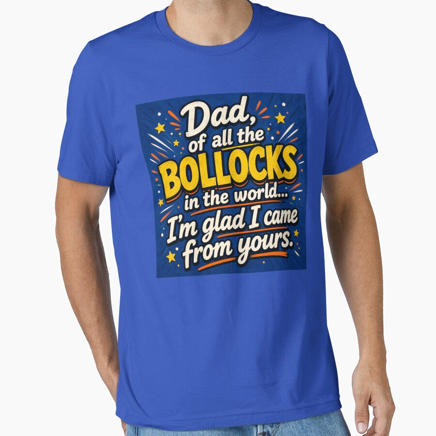 Funny Dad Bollocks Quote Retro Father’s Day Gift Design by UrbanKangaroo