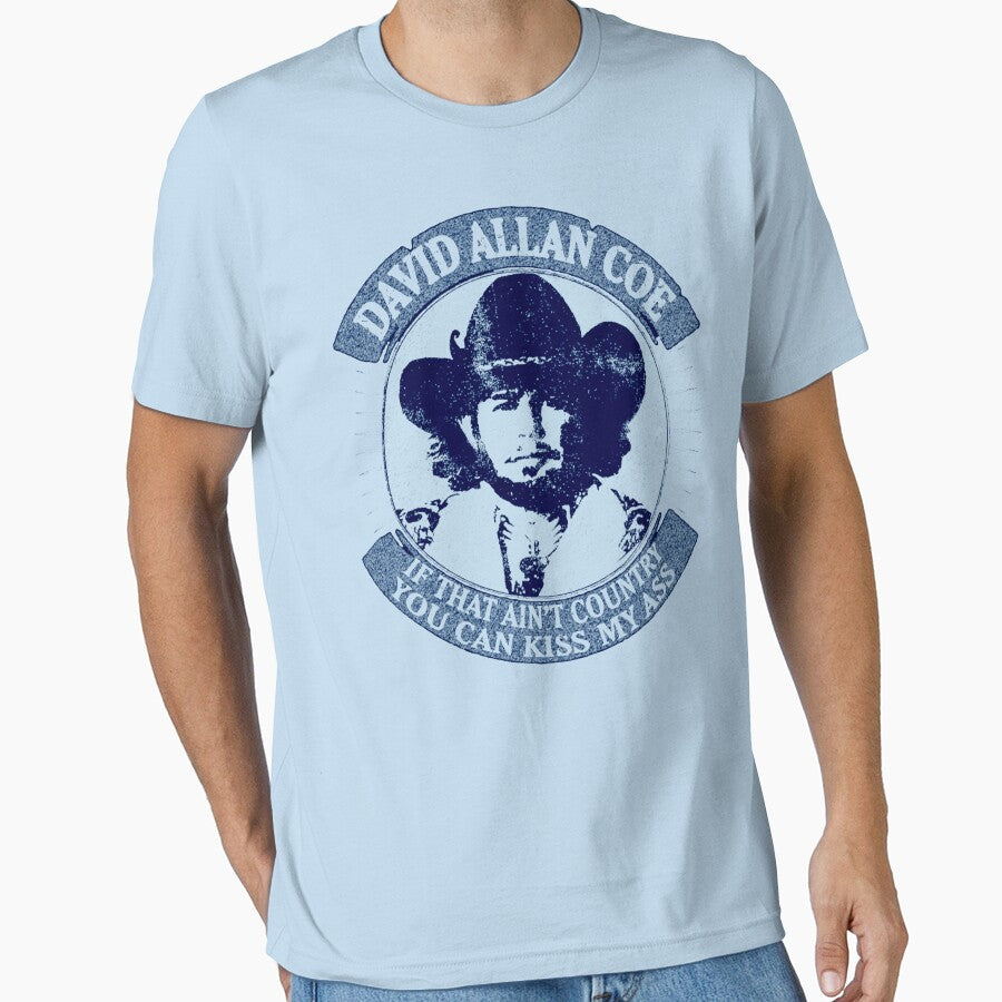 DAVID-ALLAN-COE--VINTAGE-STYLE-FAN-DESIGN-T-SHIRT by EbonyFabre