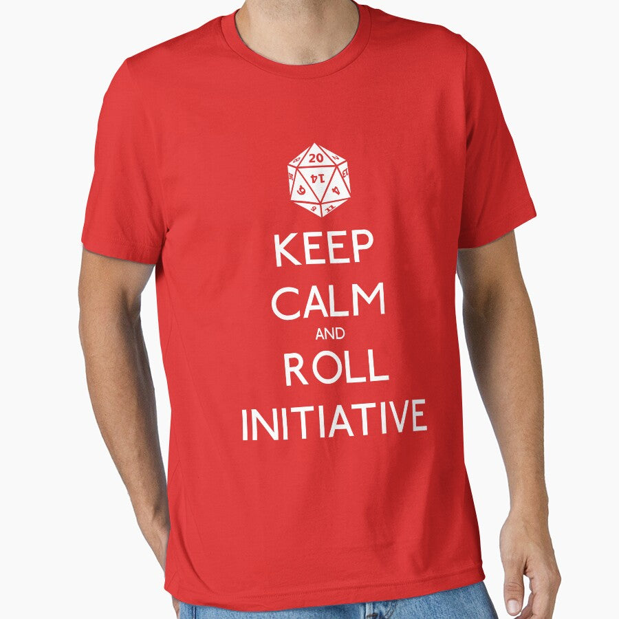 Keep Calm and Roll Initiative by NevermoreShirts