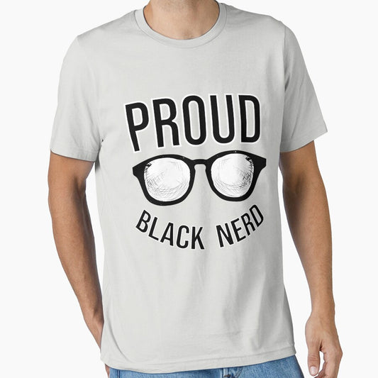Proud Black Nerd  Proud Geek Black by MediTees