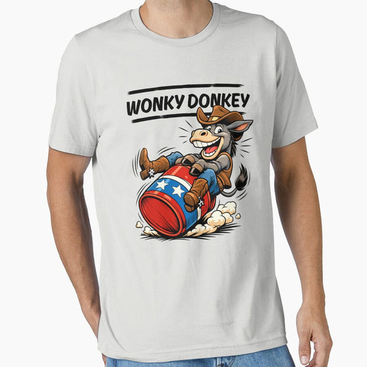 WONKY DONKEY – Funny Cowboy Donkey Riding Rodeo Barrel | Western Cartoon Humor by Cree8if