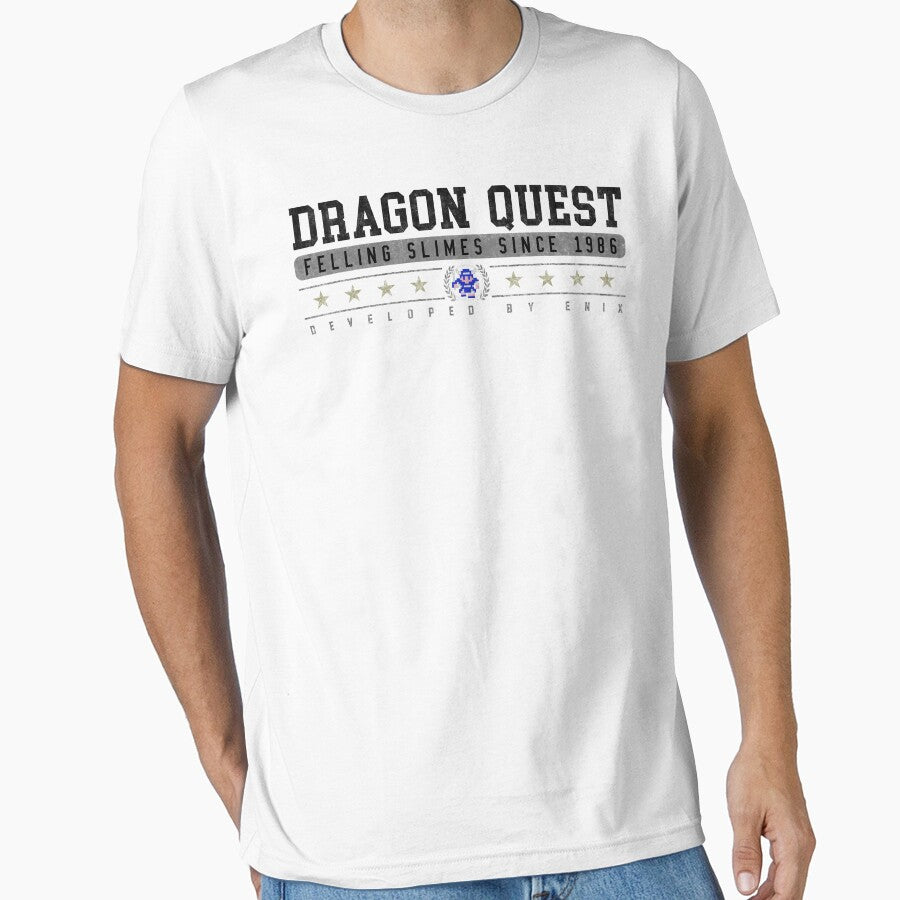 Dragon Quest - Vintage - White by garudoh