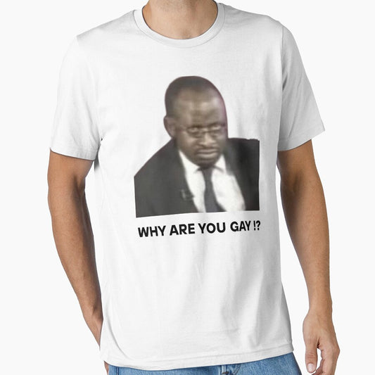 Serious Stare Meme - Why are you gay? by MOTAS FASHION