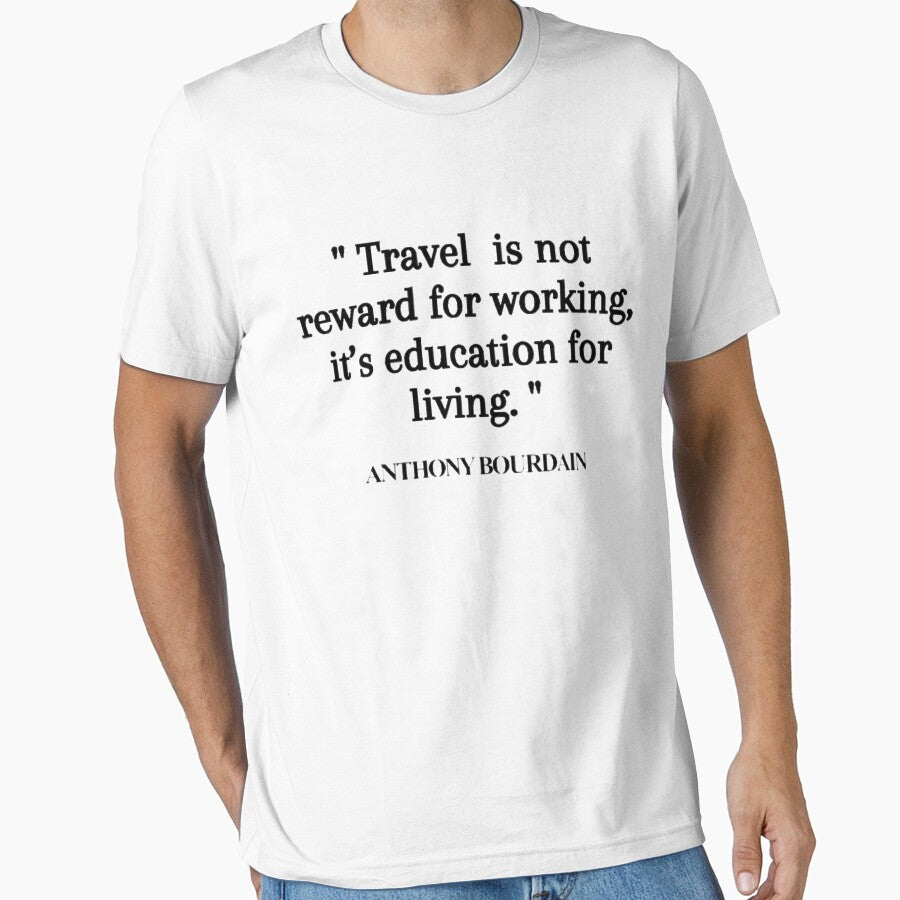 Travel quote Anthony Bourdain by JeweliciousUS