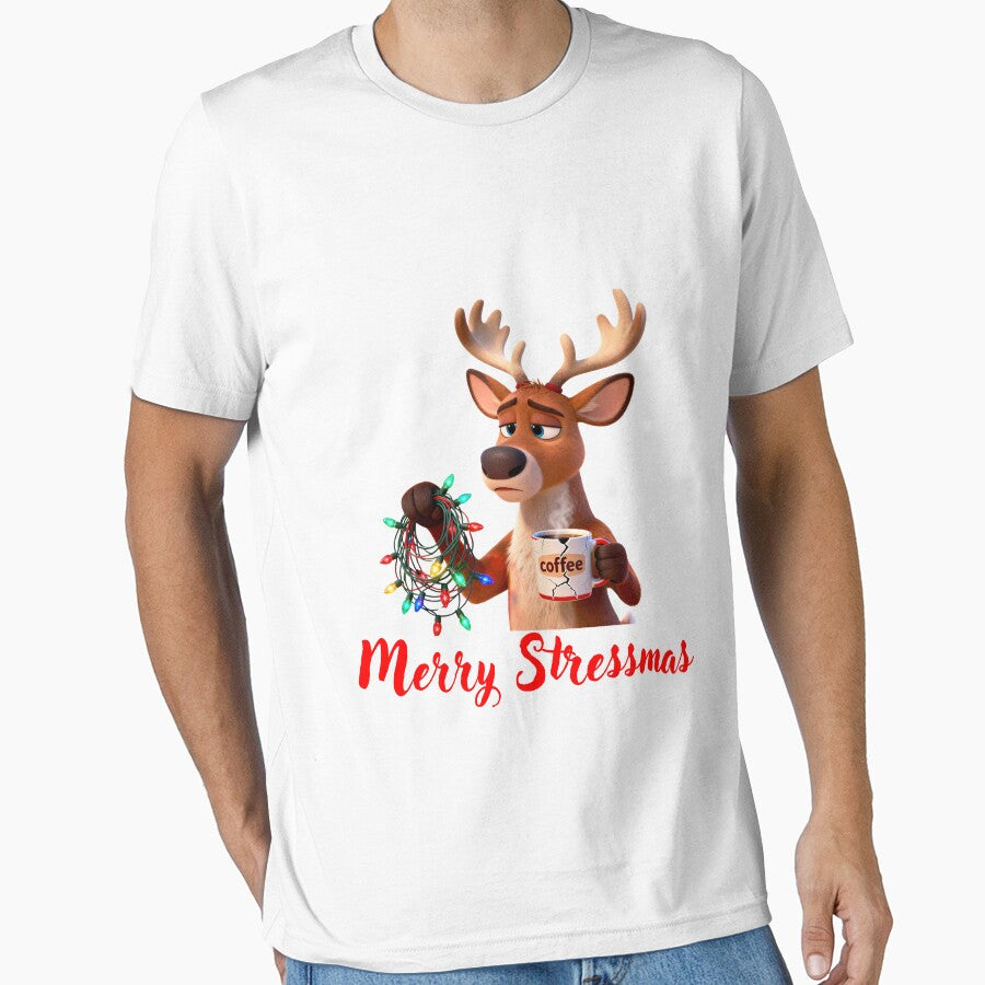 Merry Stressmas, christmas season, holiday T by digitalbitcraft