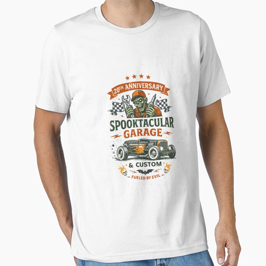 Spooktacular Garage Custom T-Shirt by Matinez Pink