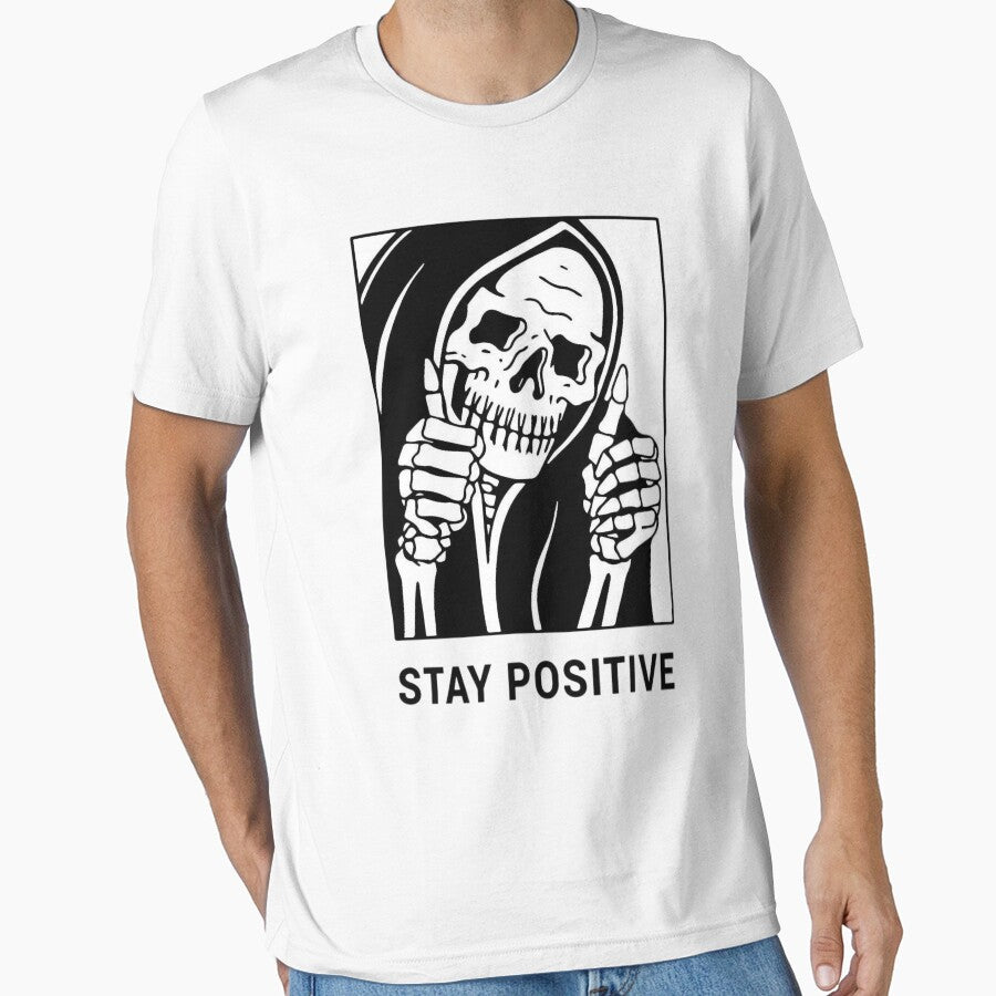 Stay Positive , Reaper , Waterproof, Hydro Flask by ng0nanthit