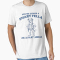 Are You A Smart Fella Or Fart Smella Vintage Style Shirt, Vintage T-Shirt, Retro Funny Dog Shirt, Dog Meme by THREE LITTLE BEANS