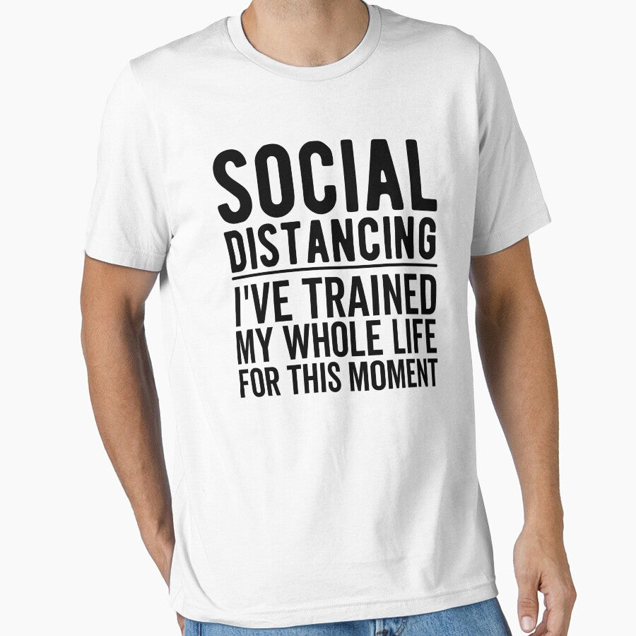 Social Distancing Introvert Funny Quote by Limatees