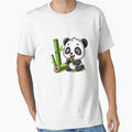Panda eating bamboo by TomTeeShop01
