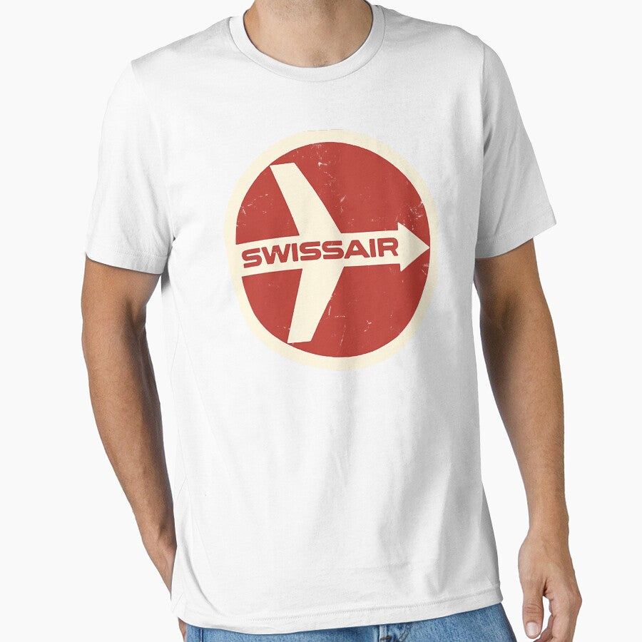 Defunct Swissair Airlines Logo - Faded Vintage Style by ratrehaa