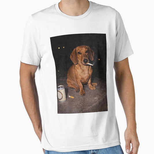 Funny Smoking Dog Dachshund Meme by FrankIsabel
