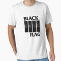 Black Flag Logo with Grunge Texture by loccotown168