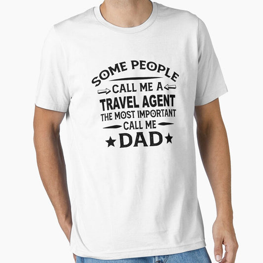 travel agent Father Dad T-shirt gift for father's Day travel agent Dad Father's Day, travel agent Dad Hudband Christmas Gift by xlnv