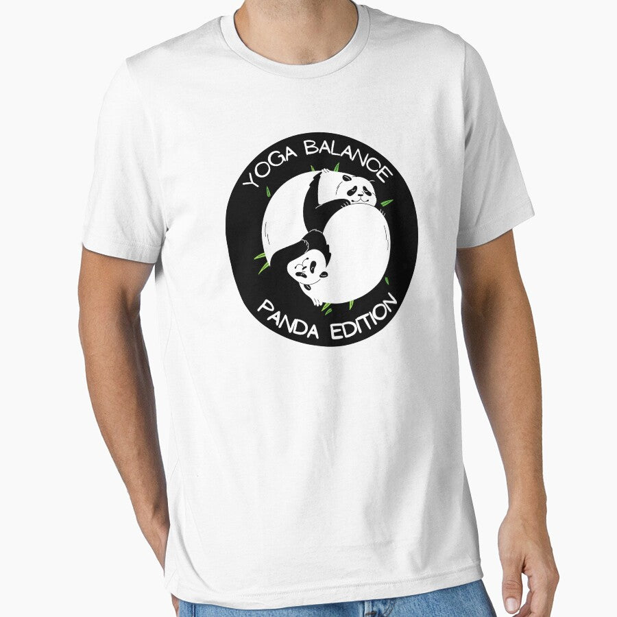 Yoga Balance: YinYang Symbol Made by Pandas by LyricsWear