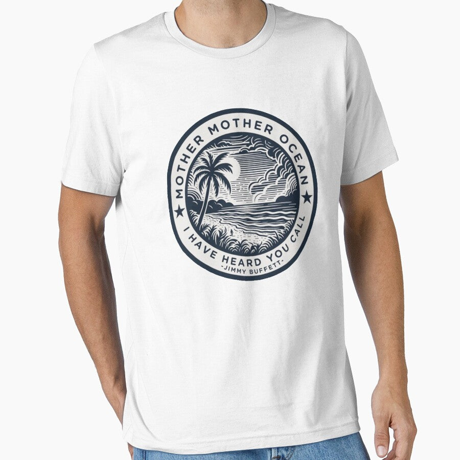 Vintage Mother Ocean Jimmy Buffett by sheilafye