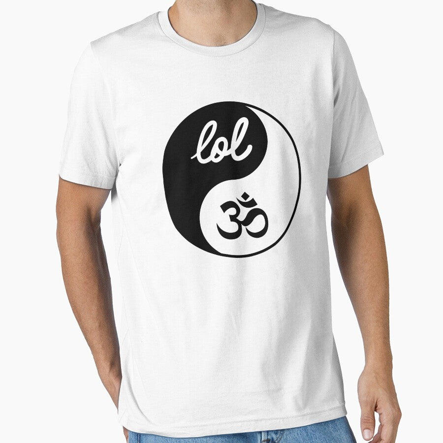 Where LOL Meets OM in YinYang Symbol by LyricsWear