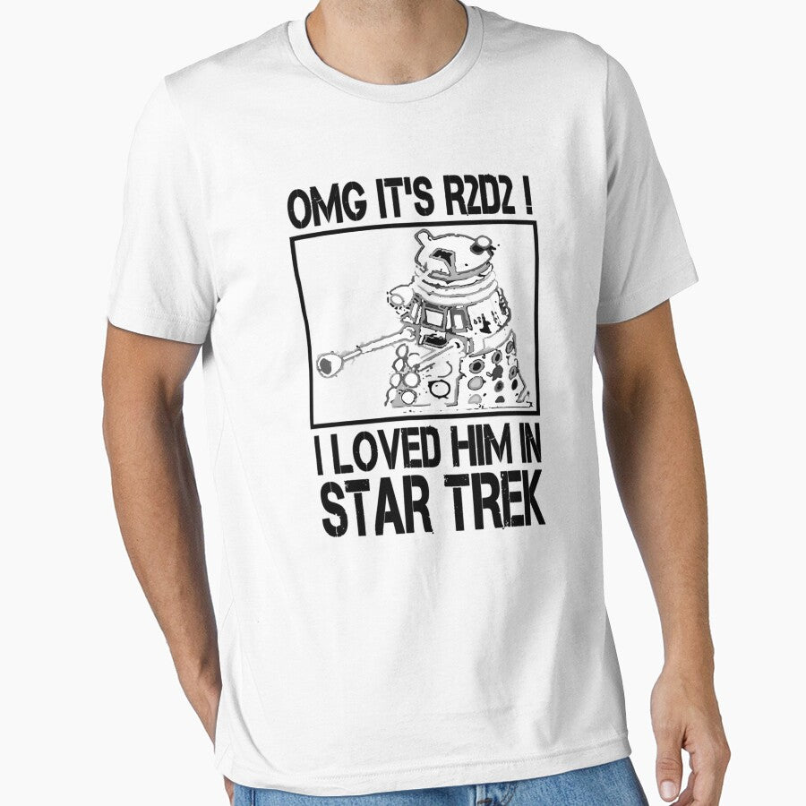 Omg It'S R2D2 T-Shirt Dr Who Funny T-Shirt by ChrisOverton