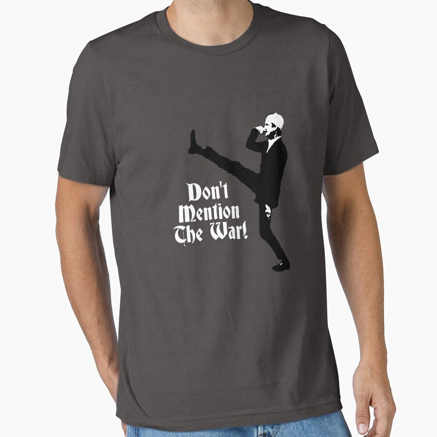 Fawlty Towers - Don't Mention The War! Tee Shirt by Tom Newberry