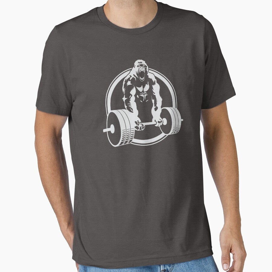 Gorilla Lifting Fitness Gym Tee by carlhuber