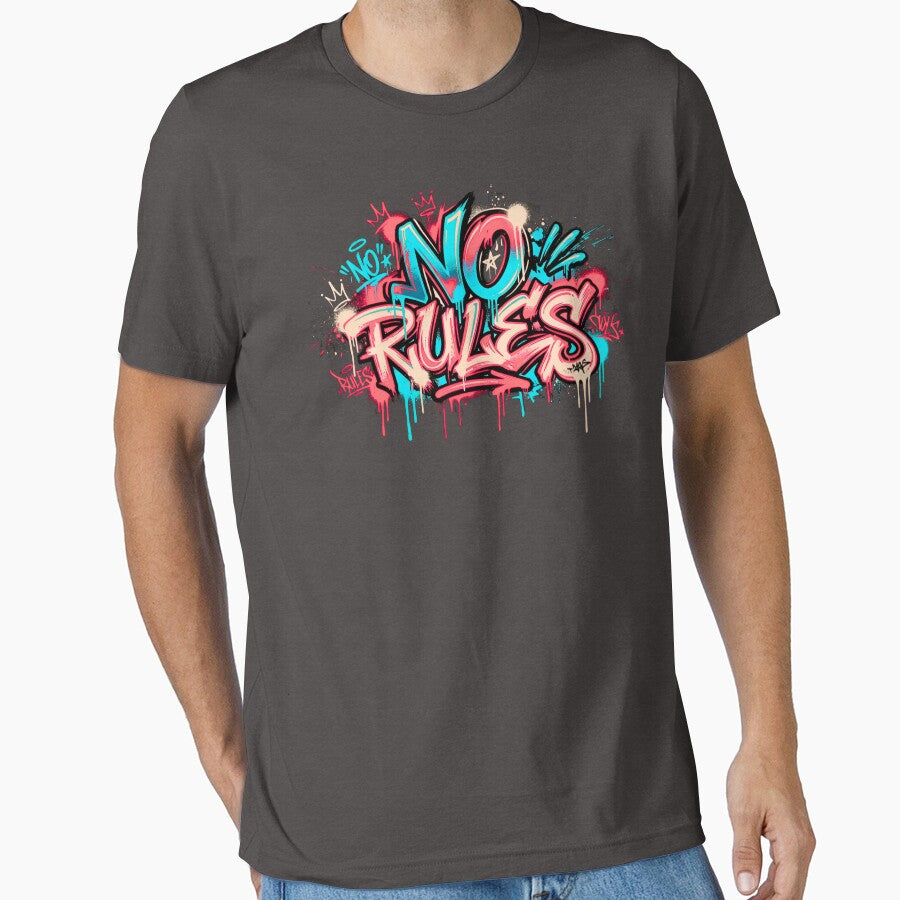 No Rules - Rebel Mind Graffiti Art by typoinspired